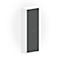 Armoire Neva. 5 HC, blanc/gris foncé